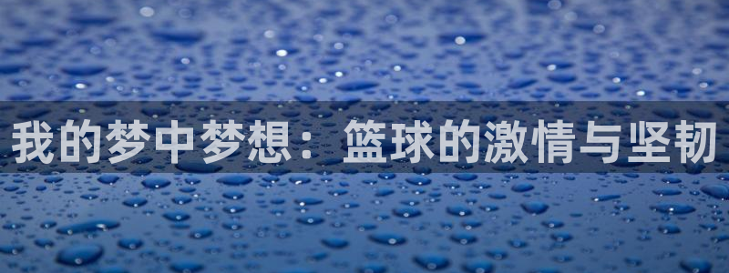 三亿体育登录：我的梦中梦想：篮球的激情与坚韧